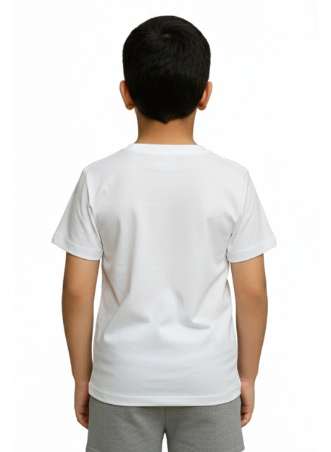 سيزار فانلة داخلي أبيض أولادي نصف كم - Image 4